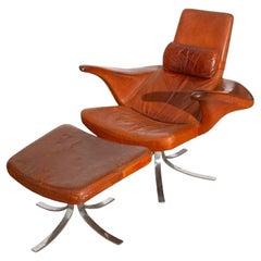 S. Eriksson & Gosta Berg "Seagull" Chair & Ottoman