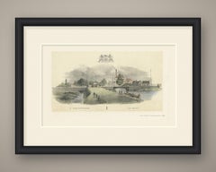 's Gravenhage, The Hague, Antique Lithograph, van Langenhuijsen, circa 1850