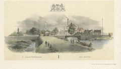 's Gravenhage, The Hague, Antique Lithograph, van Langenhuijsen, circa 1850