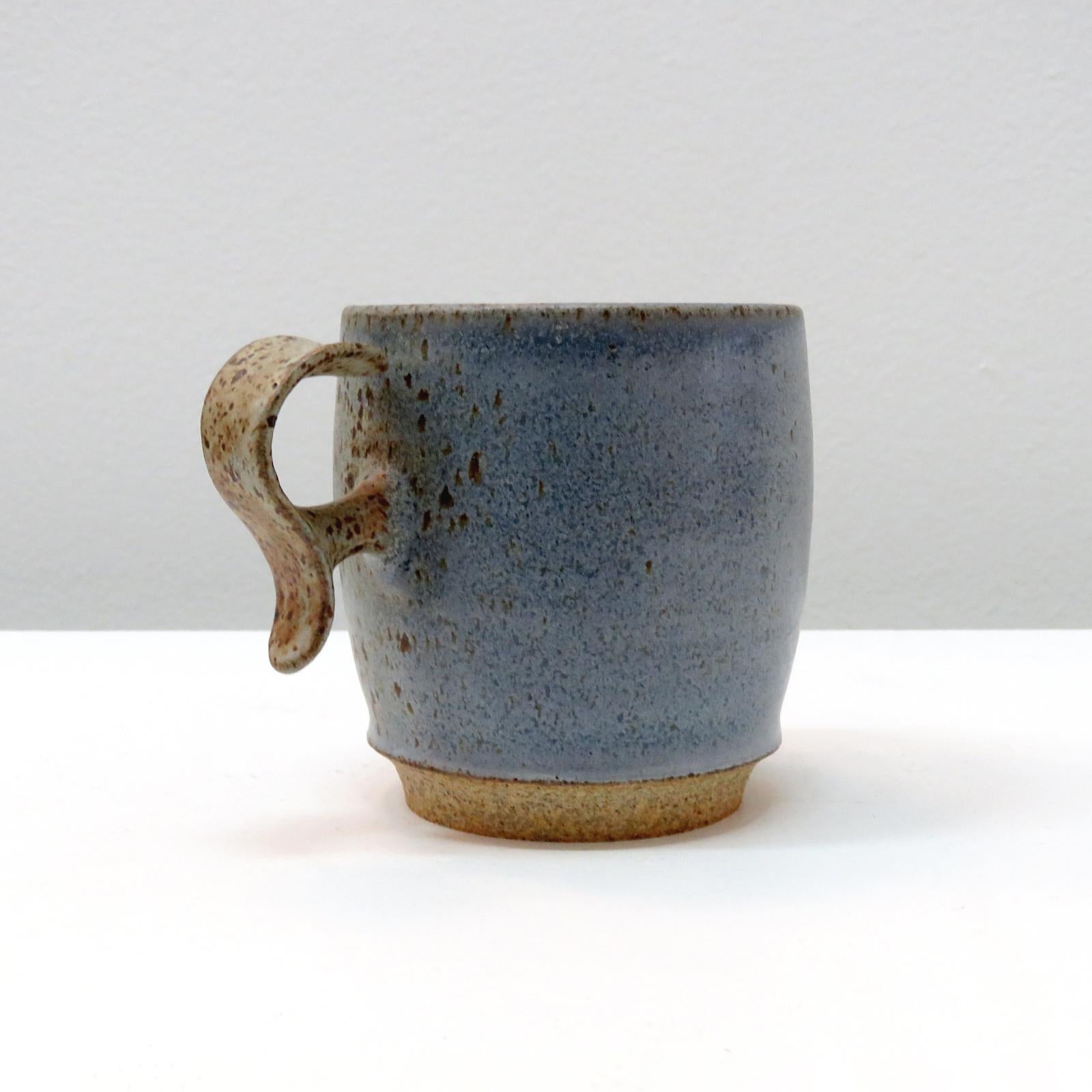 Glazed 'S-Handle' Mugs by Jed Farlow  For Sale