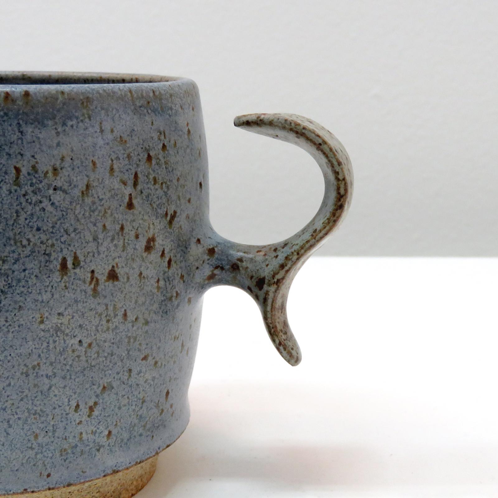 Contemporary 'S-Handle' Mugs by Jed Farlow  For Sale
