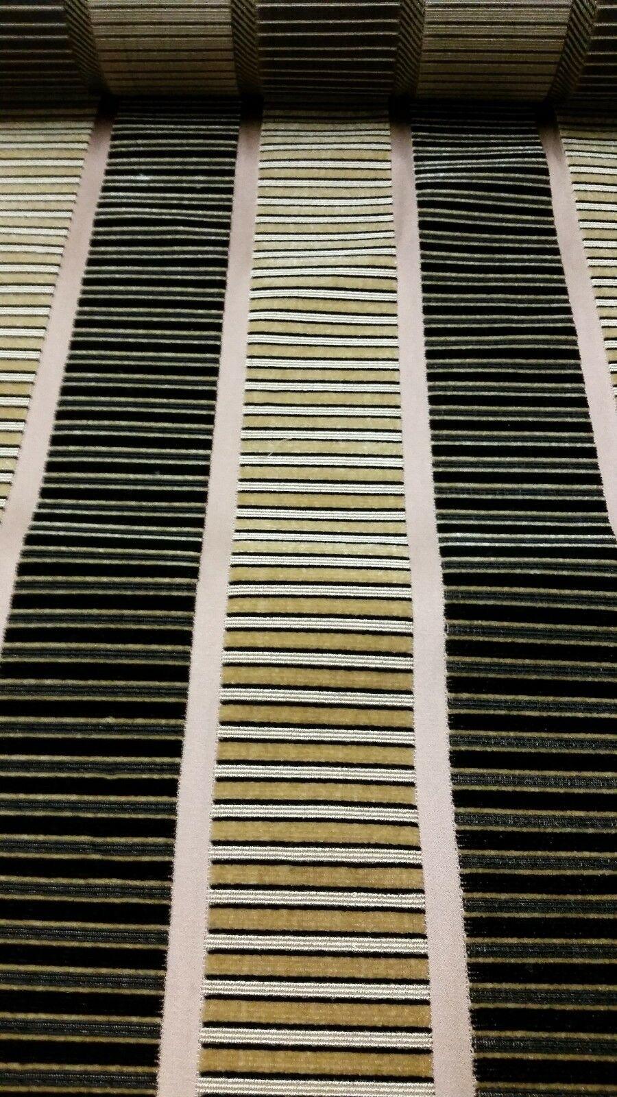 black and gold upholstery fabric