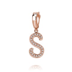 S Initial Pendant/Charm