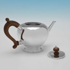 S. J. Shrubsole, Sterling Silver Teapot, London 1967