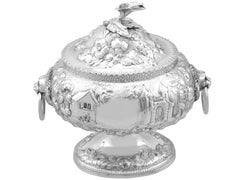 S Kirk & Son Inc Antique American Silver Biscuit Box Circa 1890