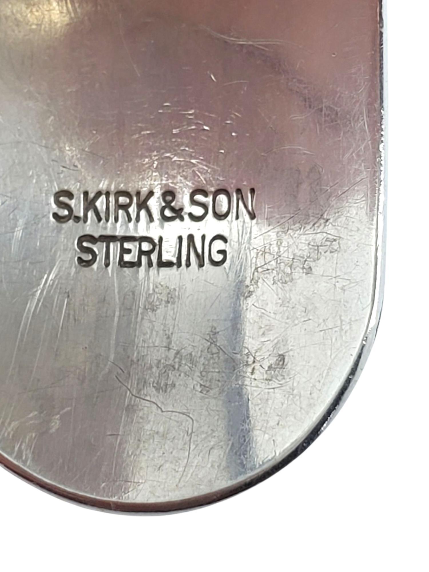 S. Kirk & Son Bracelet manchette en argent chrysanthème #21555 en vente 2