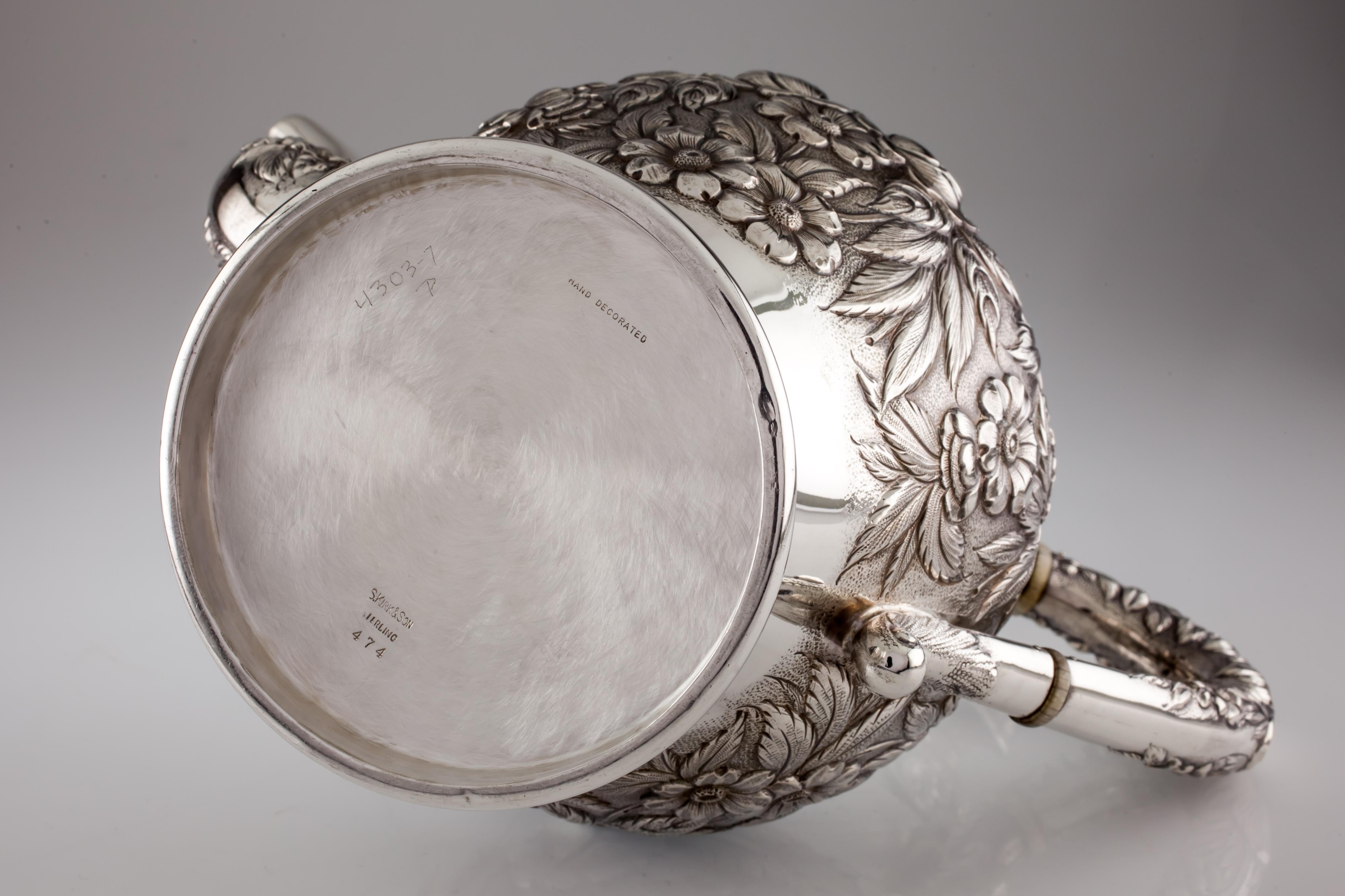 silver tea pot antique