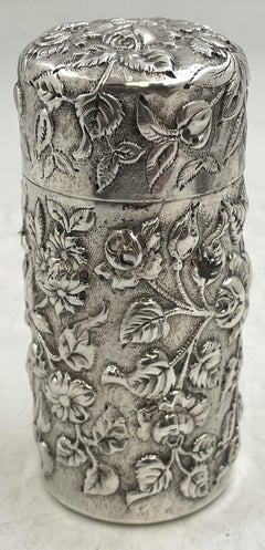 S. Kirk & Son Sterling Silver Repousse Besamim Spice Box from 1903-1907