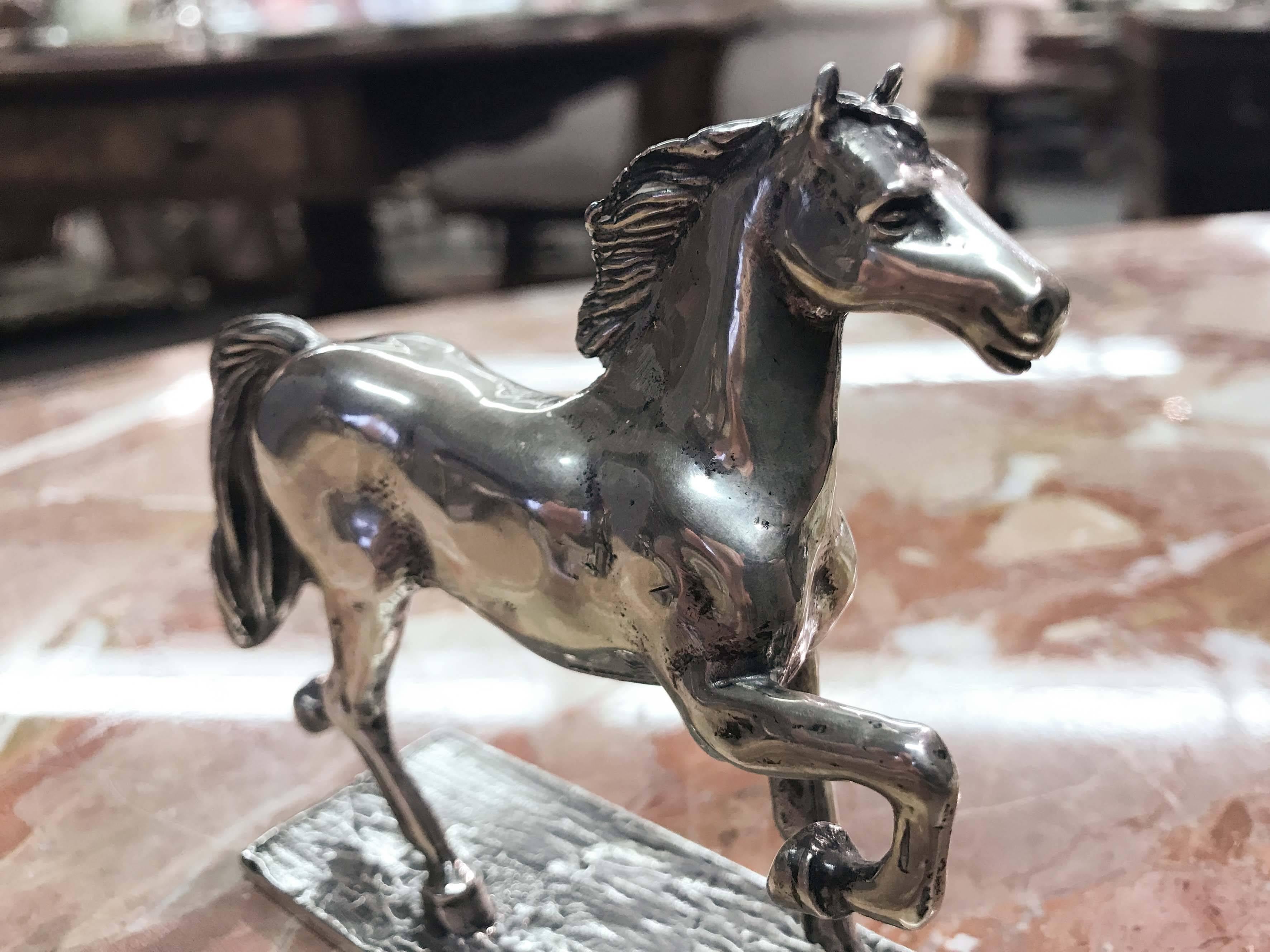 Mid-20th Century S. Kirk & Sons Solid Sterling Silver Horse Figurine