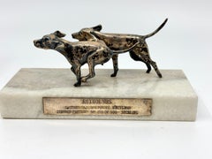 S. Kirk & Sons Sterling Silver Foxhounds Sculpture Limited Edition