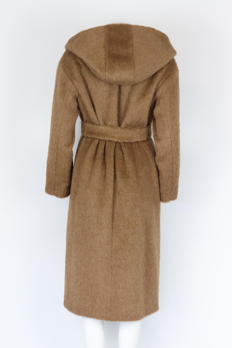 S Max Mara Double Breasted Alpaca And Wool Blend Coat It 34 Uk 2 In Excellent Condition In London, GB