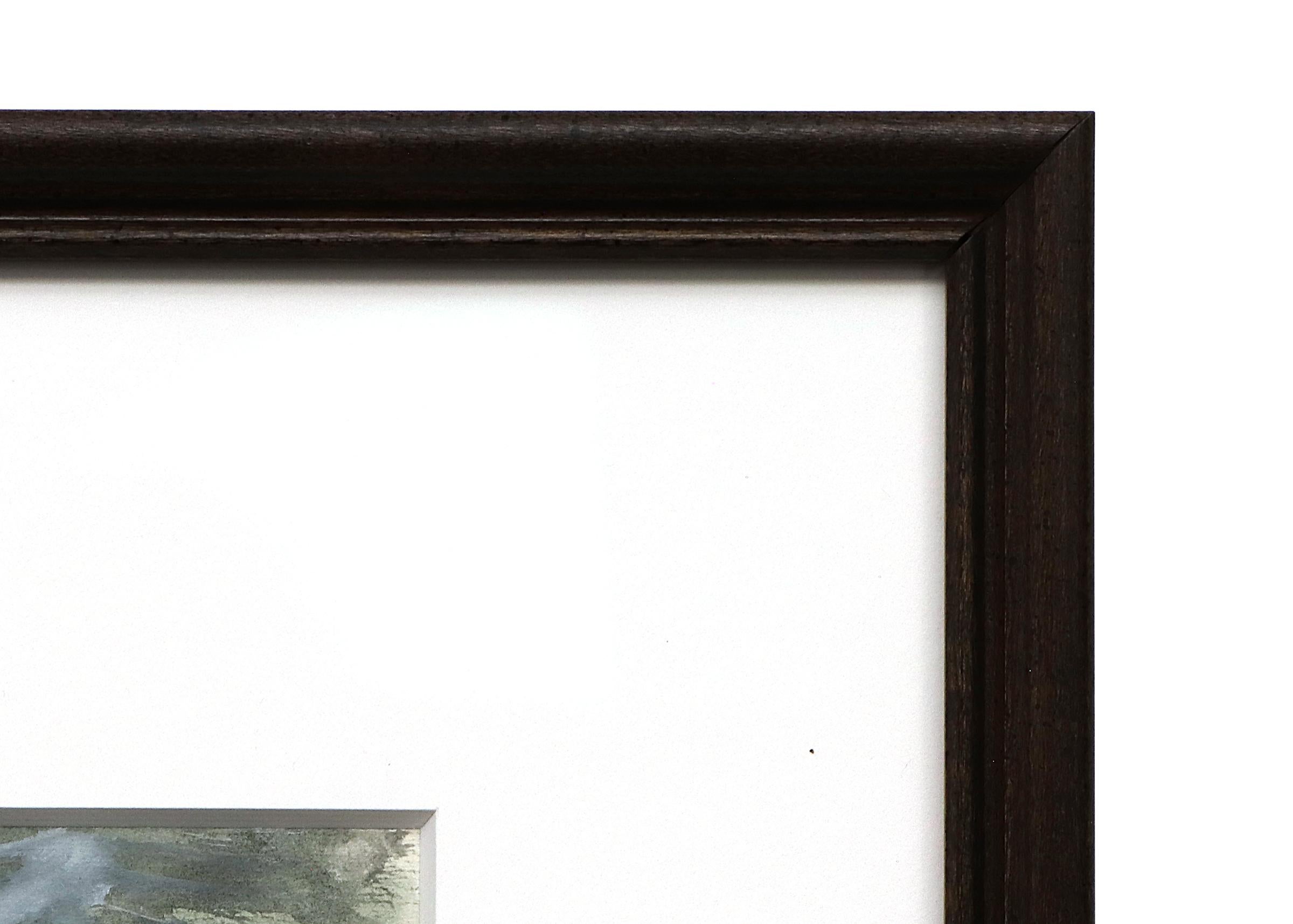 Dieses alte Landschaftsgemälde aus den 1970er Jahren mit dem Titel 