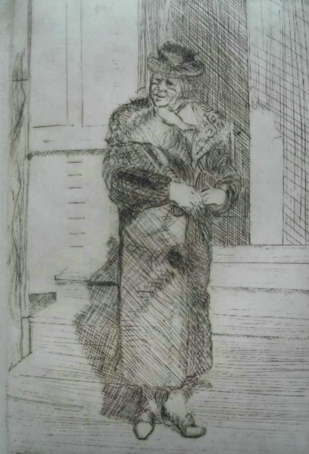 S. R. KYLES - „Aunt Lou“ - #1/5 - Vintage-Stickerei in guter Qualität - frühes 20. Jahrhundert. (Art déco) im Angebot