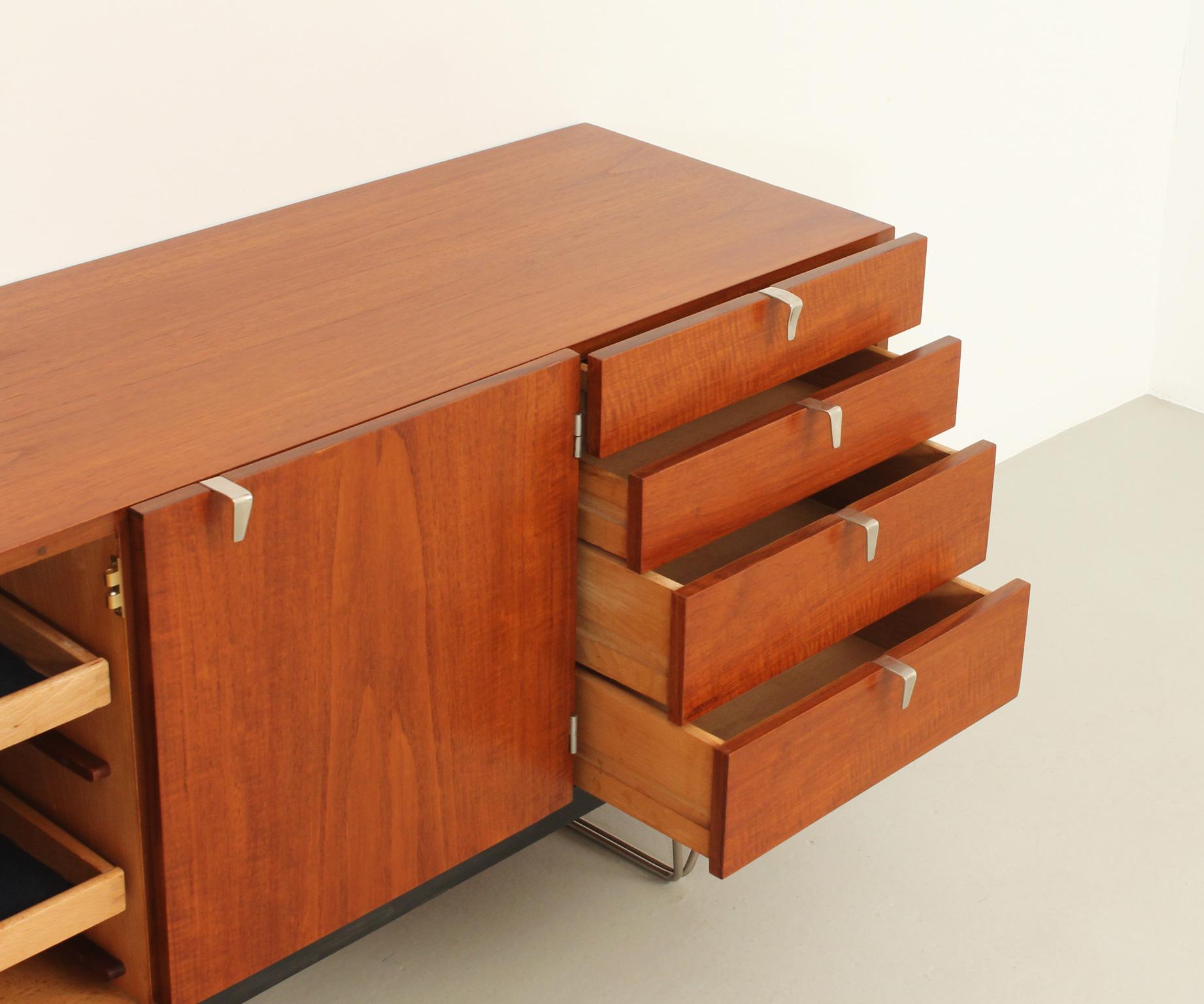 Steel S Range Sideboard by John and Sylvia Reid for Stag Furniture, UK, 1959 For Sale