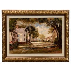 S. Razin Landscape 20th Century Oil Painting, Razin, 20th Century