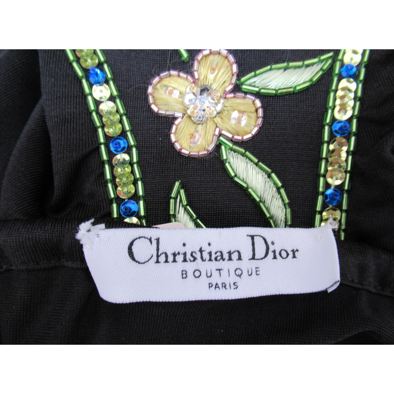 S/S 02 Look#37 Vintage John Galliano for Christian Dior Embellished Silk Dress  1