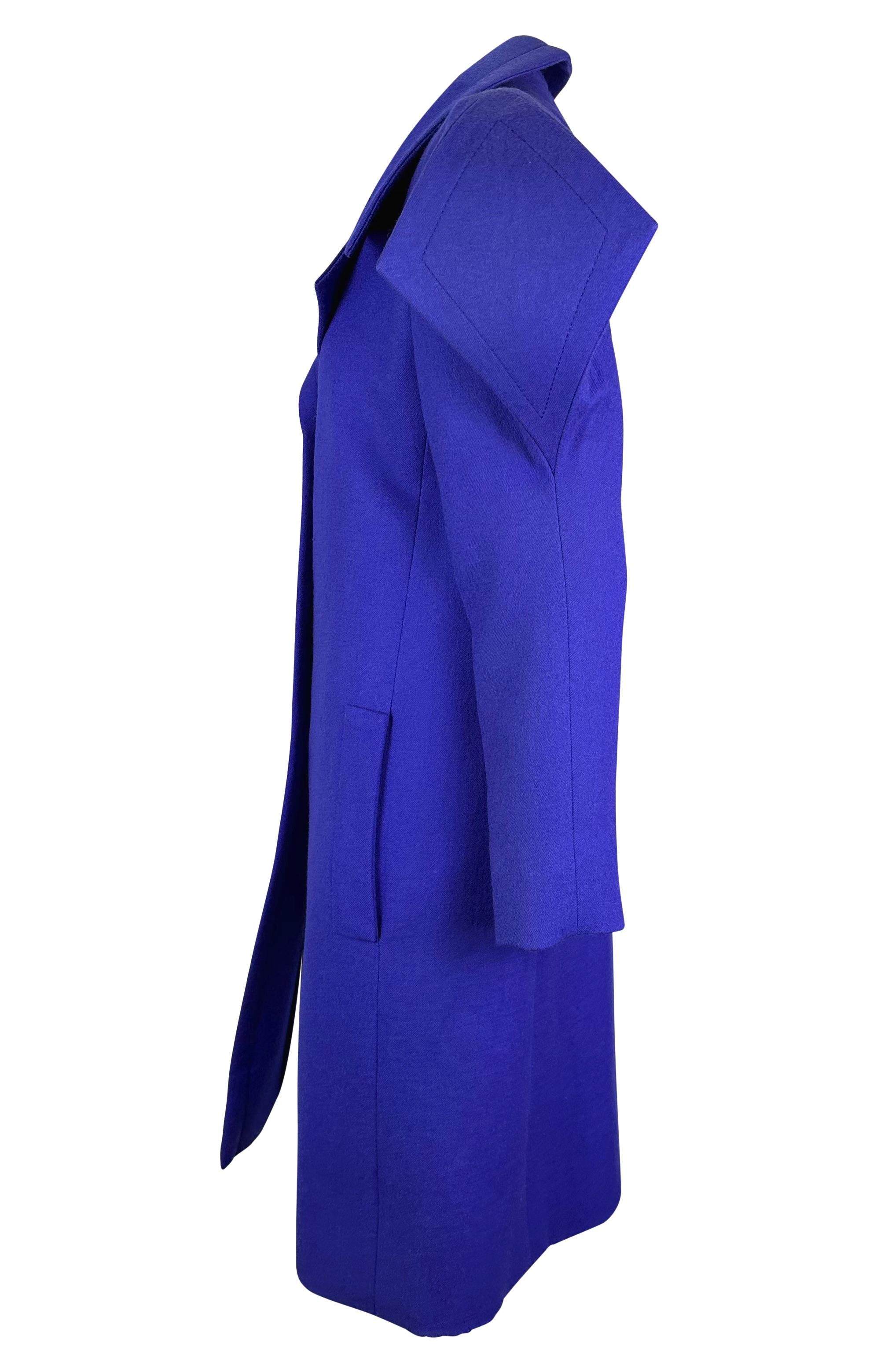 S/S 1982 Pierre Cardin Haute Couture Veste à double boutonnage violet  Excellent état - En vente à West Hollywood, CA