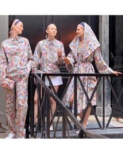 S/S 1985 Azzedine Alaïa x César Baldaccini Print Button-Up