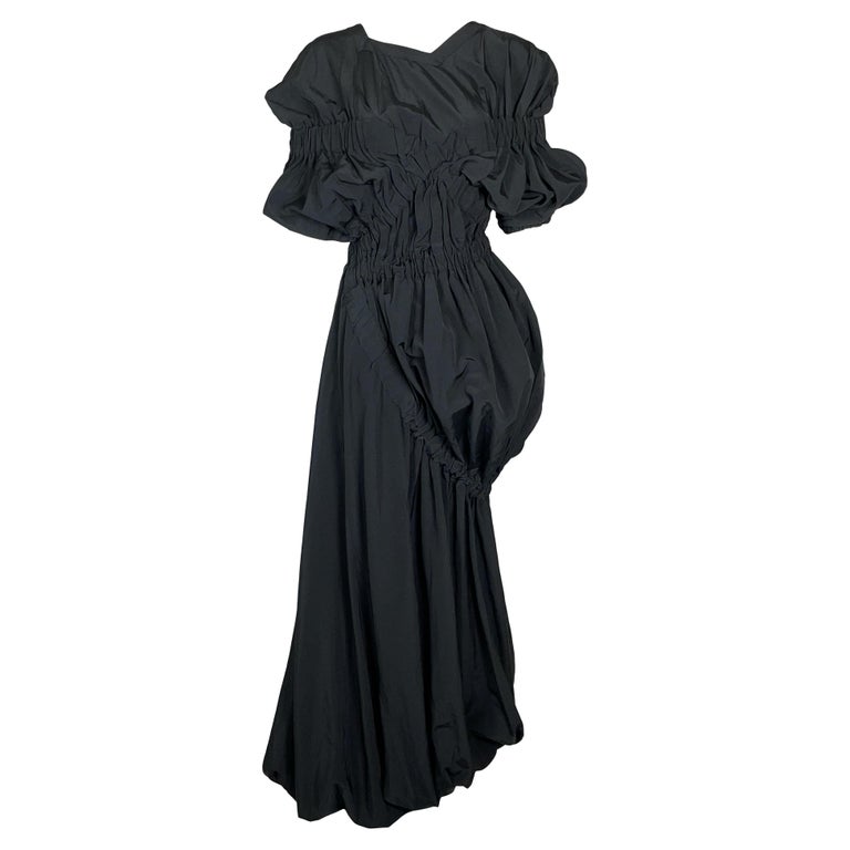S/S 1986 John Galliano "Fallen Angels" Black Peasant Maxi Dress For Sale at 1stDibs S/S 1986 John Galliano "Fallen Angels" Black Peasant Maxi Dress For Sale at 1stDibs