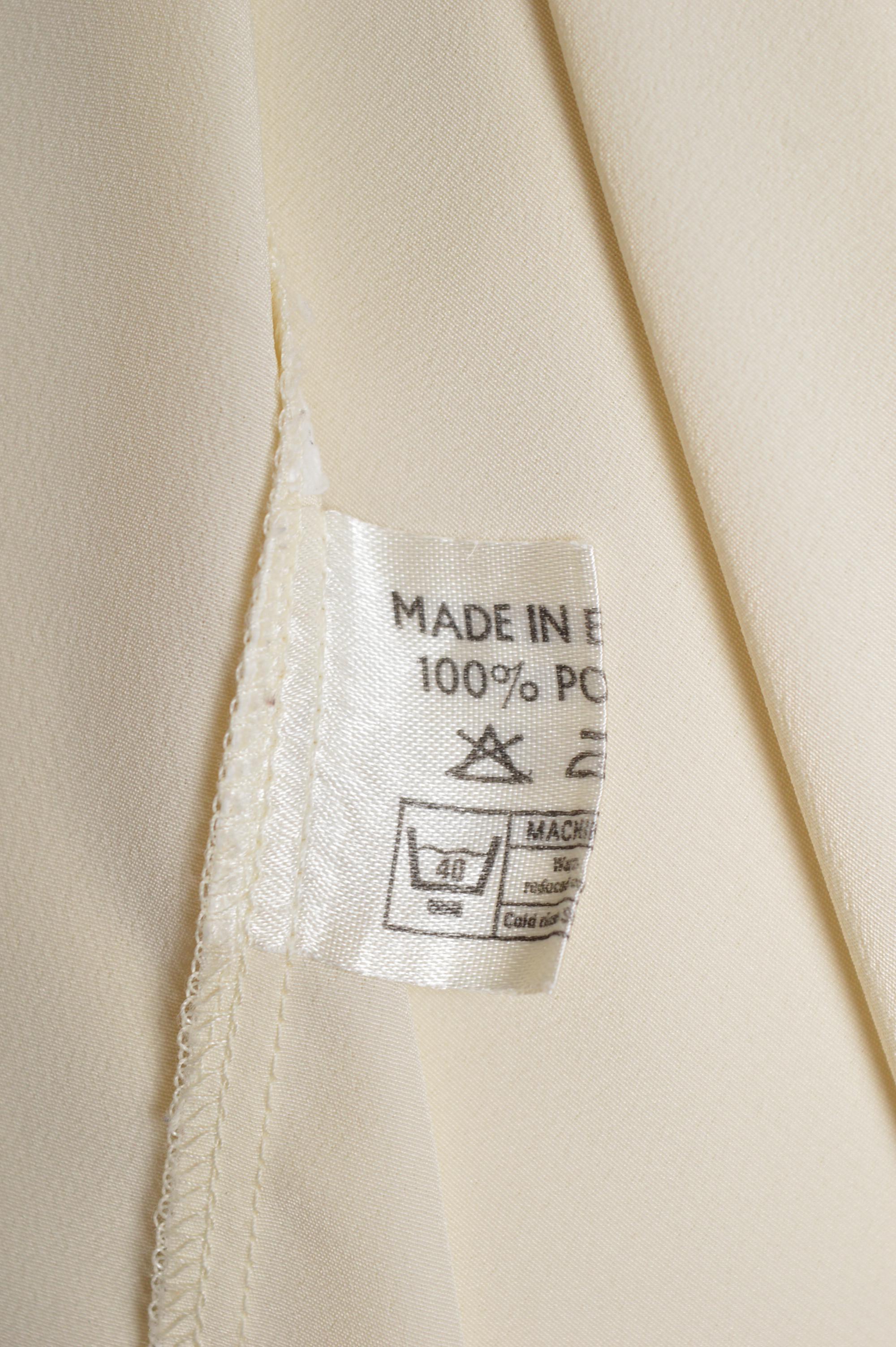 S/S 1987 John Galliano Piratenkragen Cremeweiß Seemannsbluse - Hemd im Angebot 6