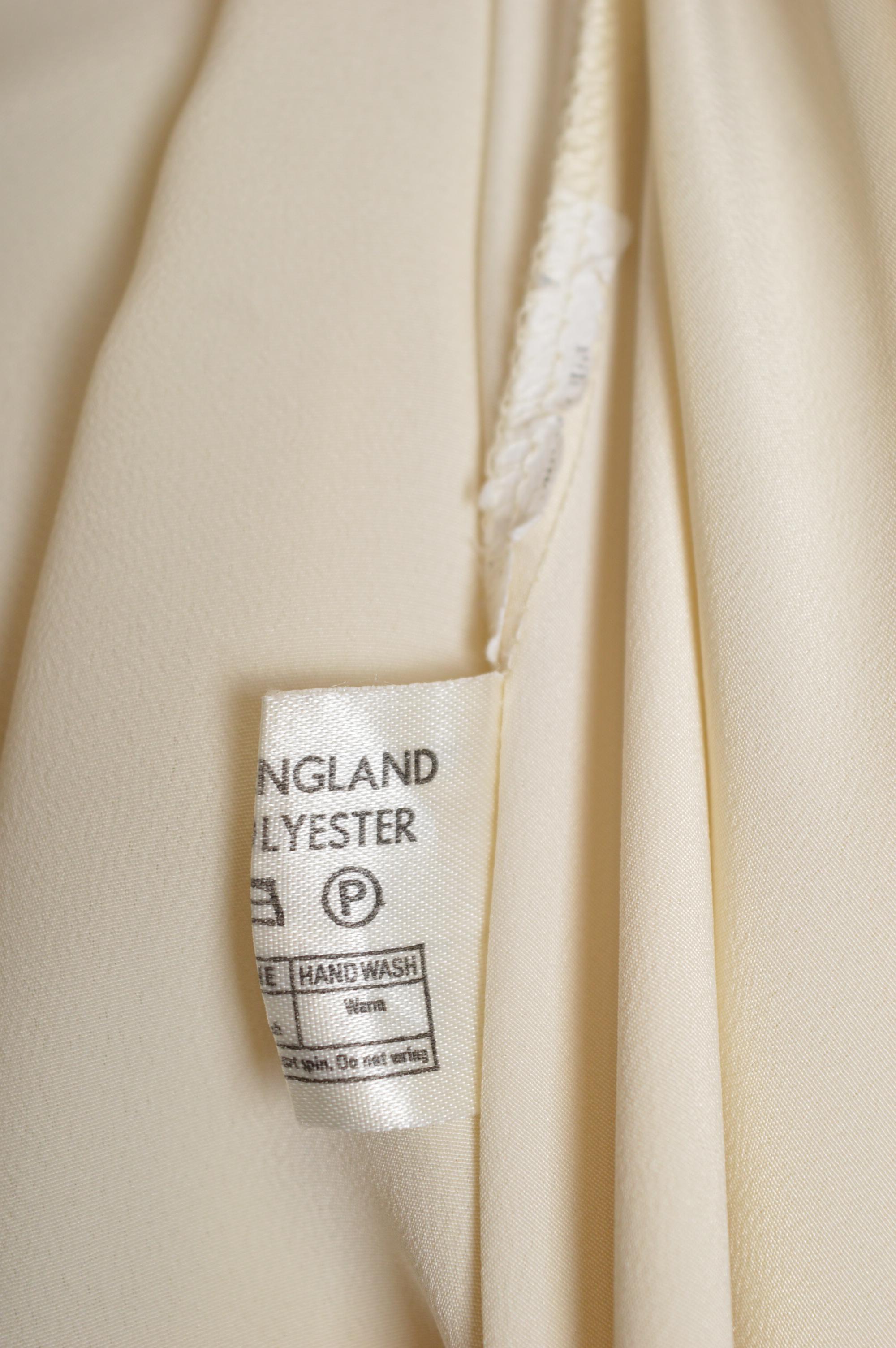 S/S 1987 John Galliano Piratenkragen Cremeweiß Seemannsbluse - Hemd im Angebot 7