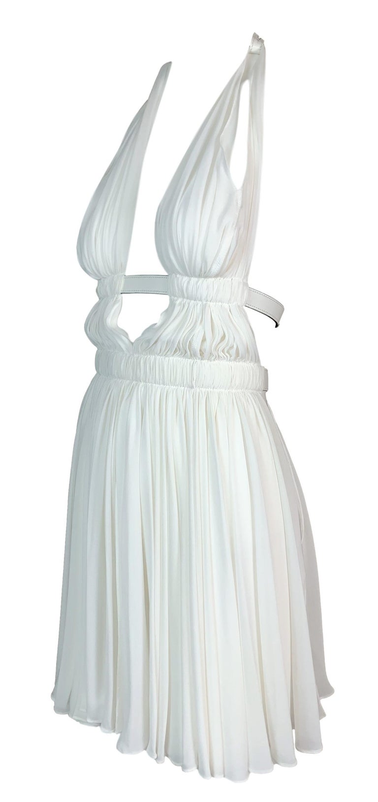 azzedine alaia white dress
