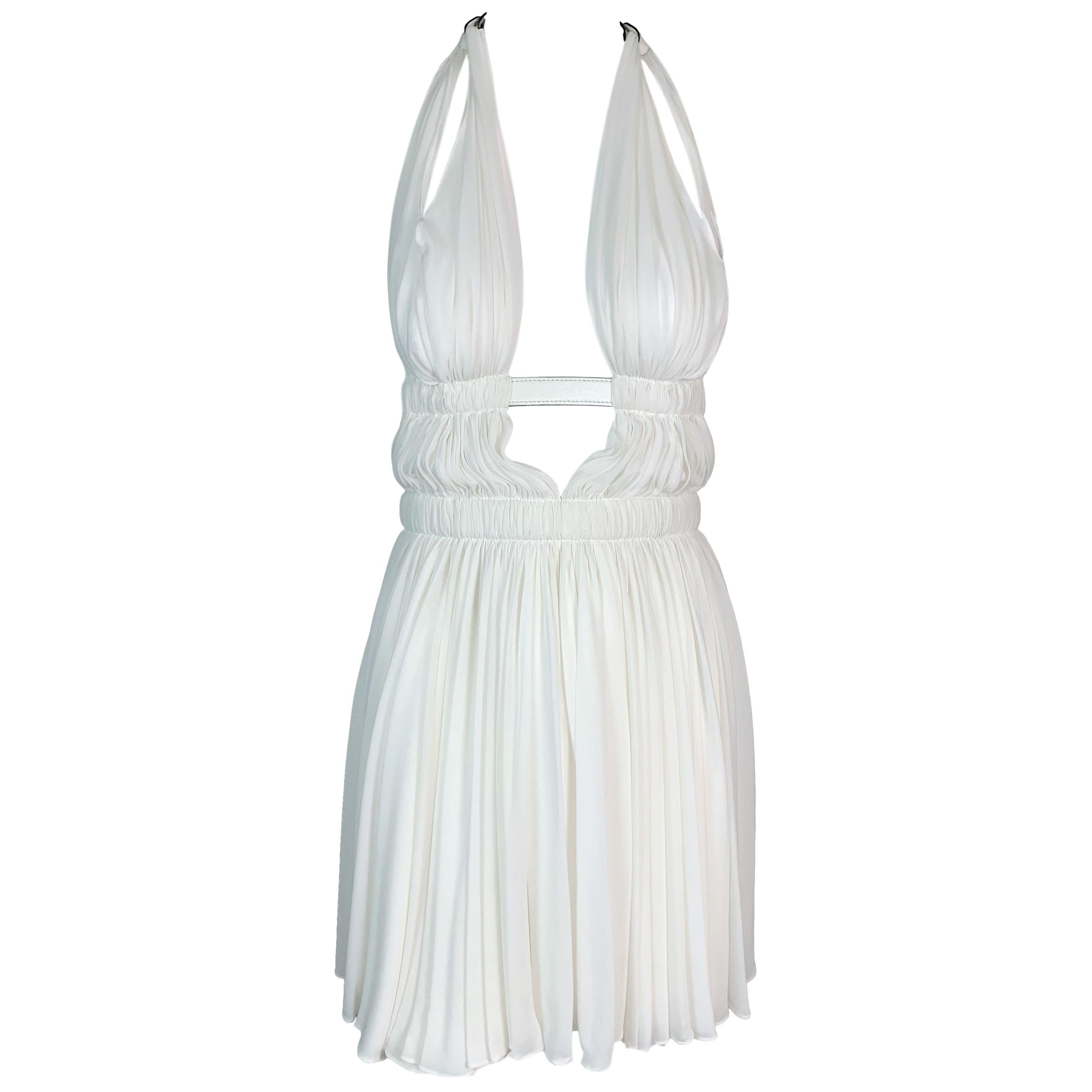azzedine alaia white dress
