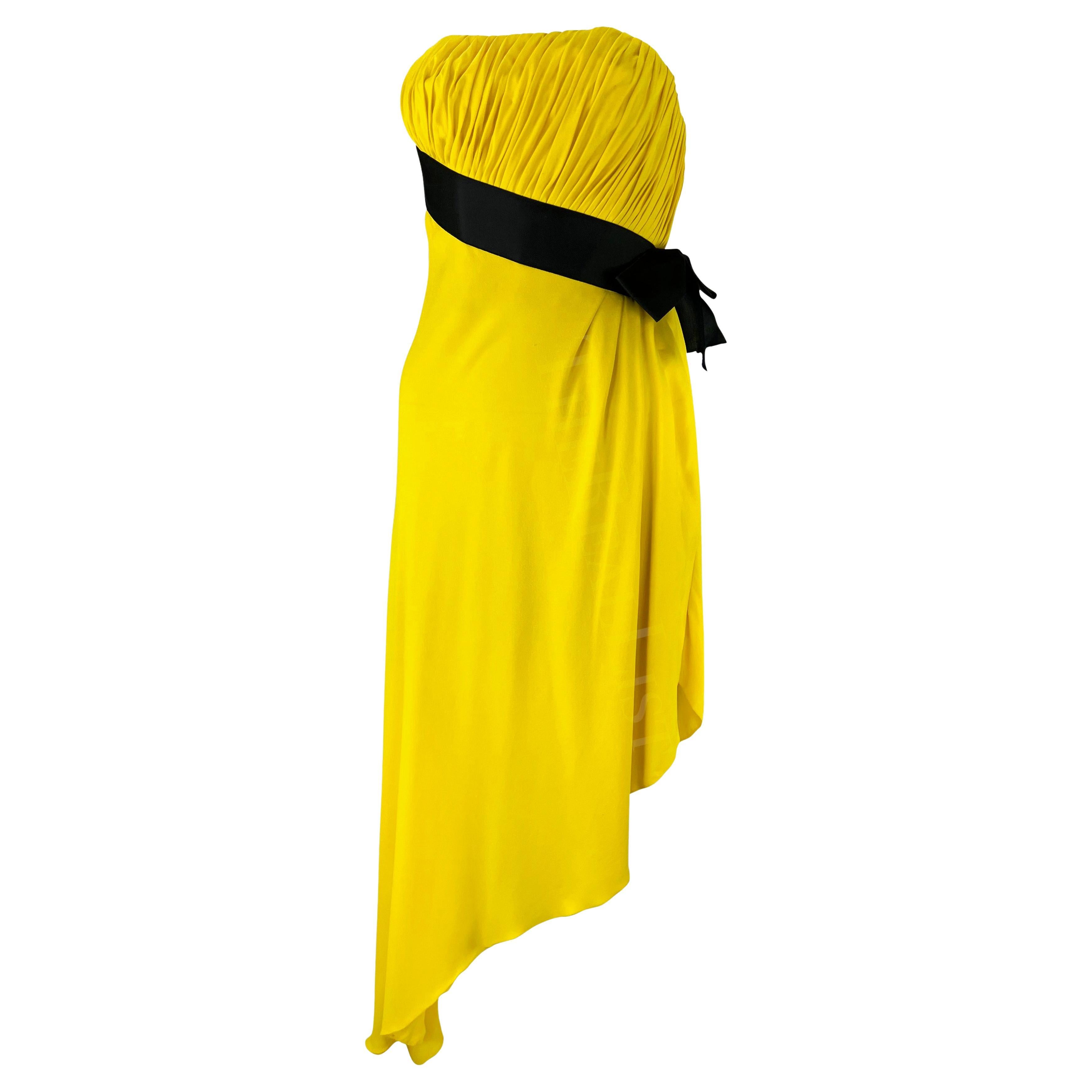 karl lagerfeld yellow dress