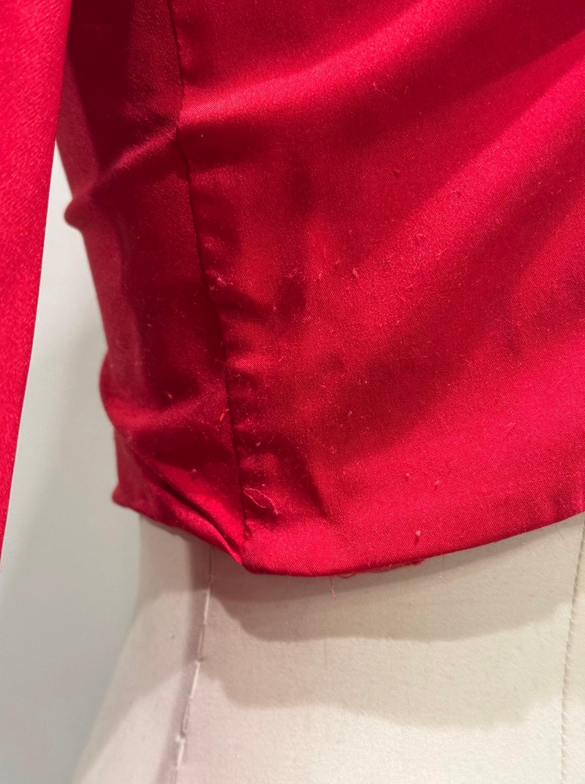 Donna S/S 1991 Dolce & Gabbana pin-up corseted crop top with elongated sleeves in vendita