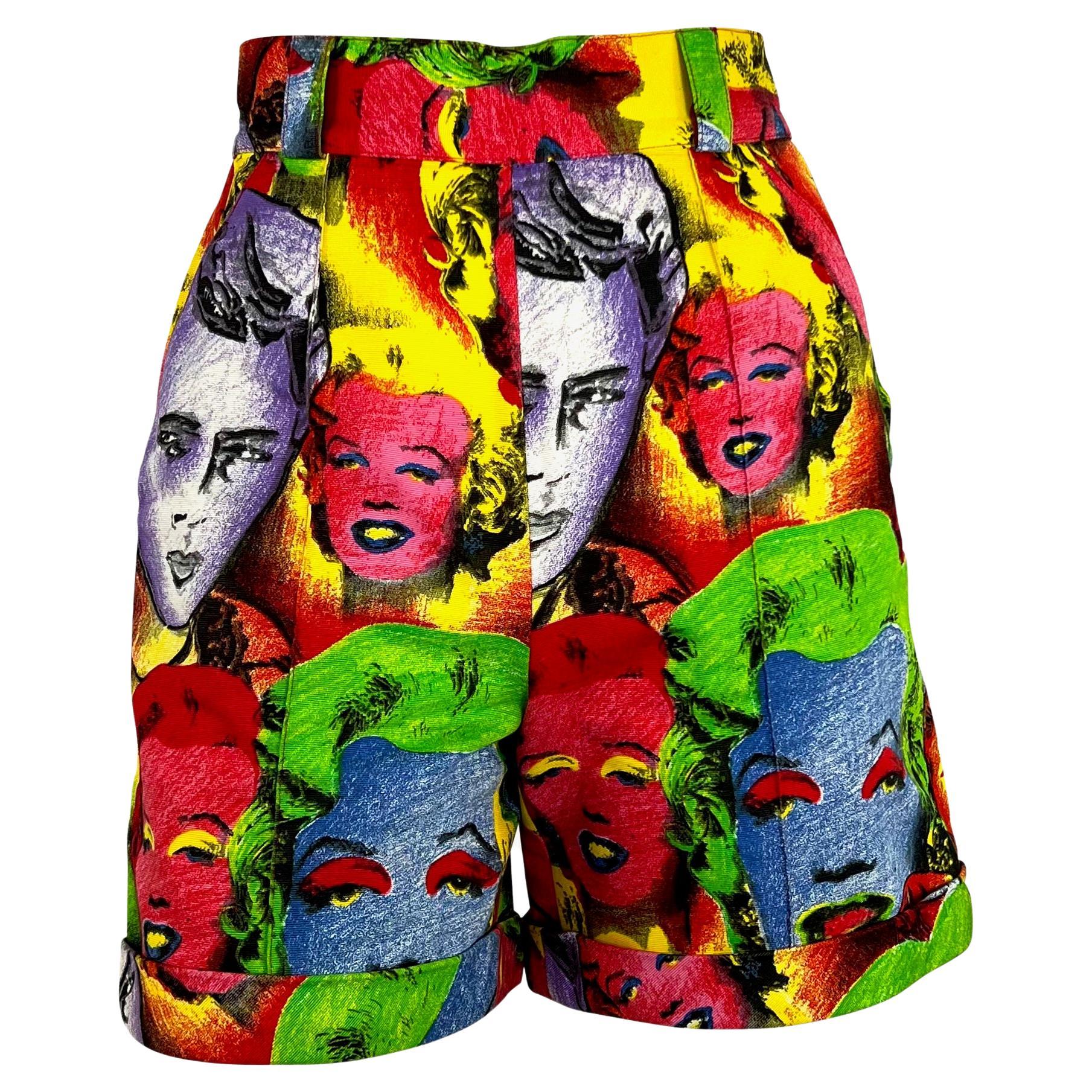 F/S 1991 Gianni Versace Couture Marilyn Monroe Pop Art Warhol-Druck-Set mit Pop-Art-Druck im Angebot 3