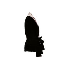 S/S 1992 Vivienne Westwood 'Salon' Collection Printed Velvet Shawl Jacket
