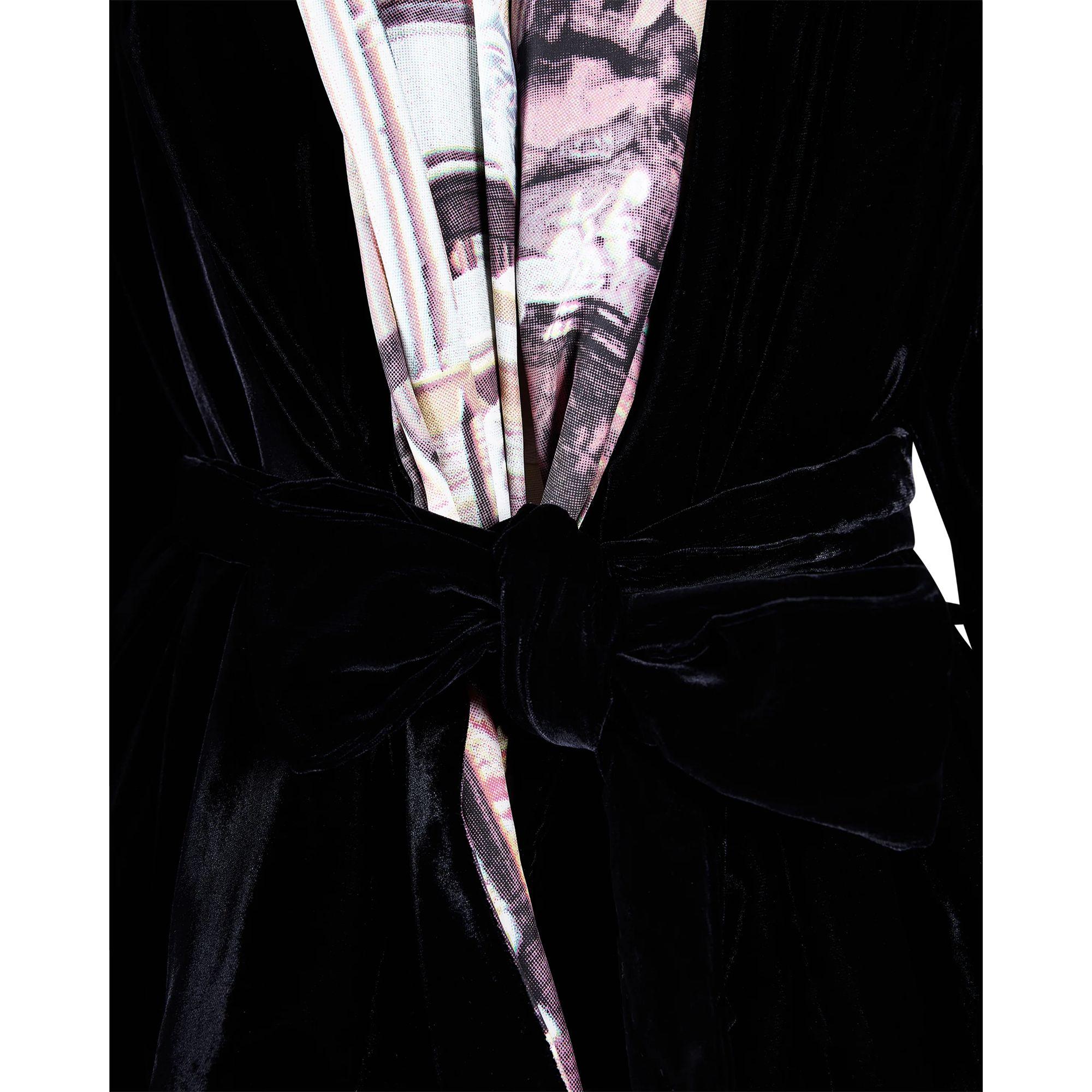 S/S 1992 Vivienne Westwood 'Salon' Collection Printed Velvet Shawl Jacket 4