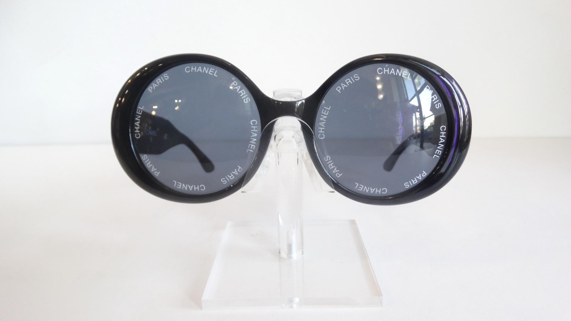 S/S 1993 Chanel Paris Circle Sunglasses 1