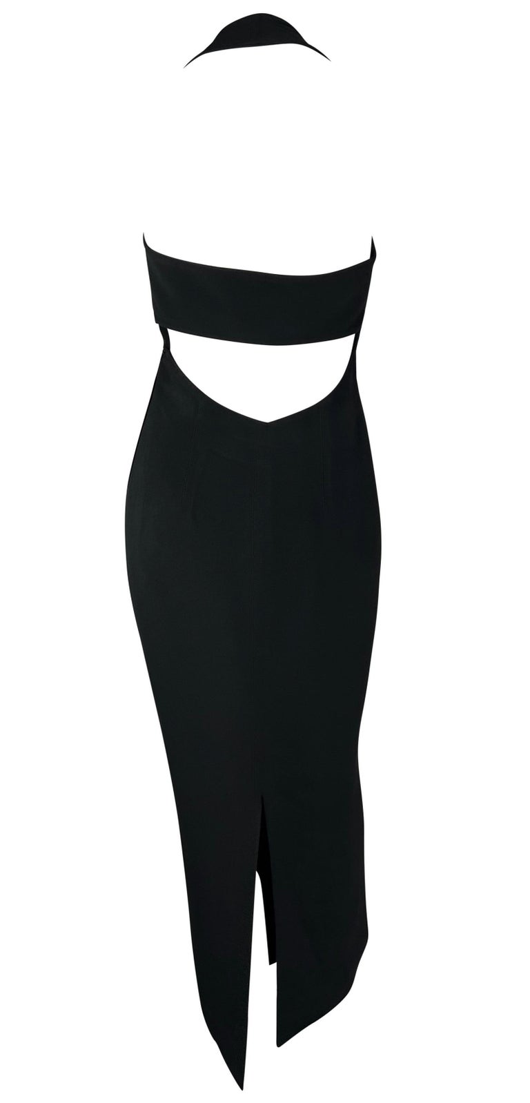 white christmas dresses Claude Cut Out Side Split Maxi Dress | Black | Dresses main image 1