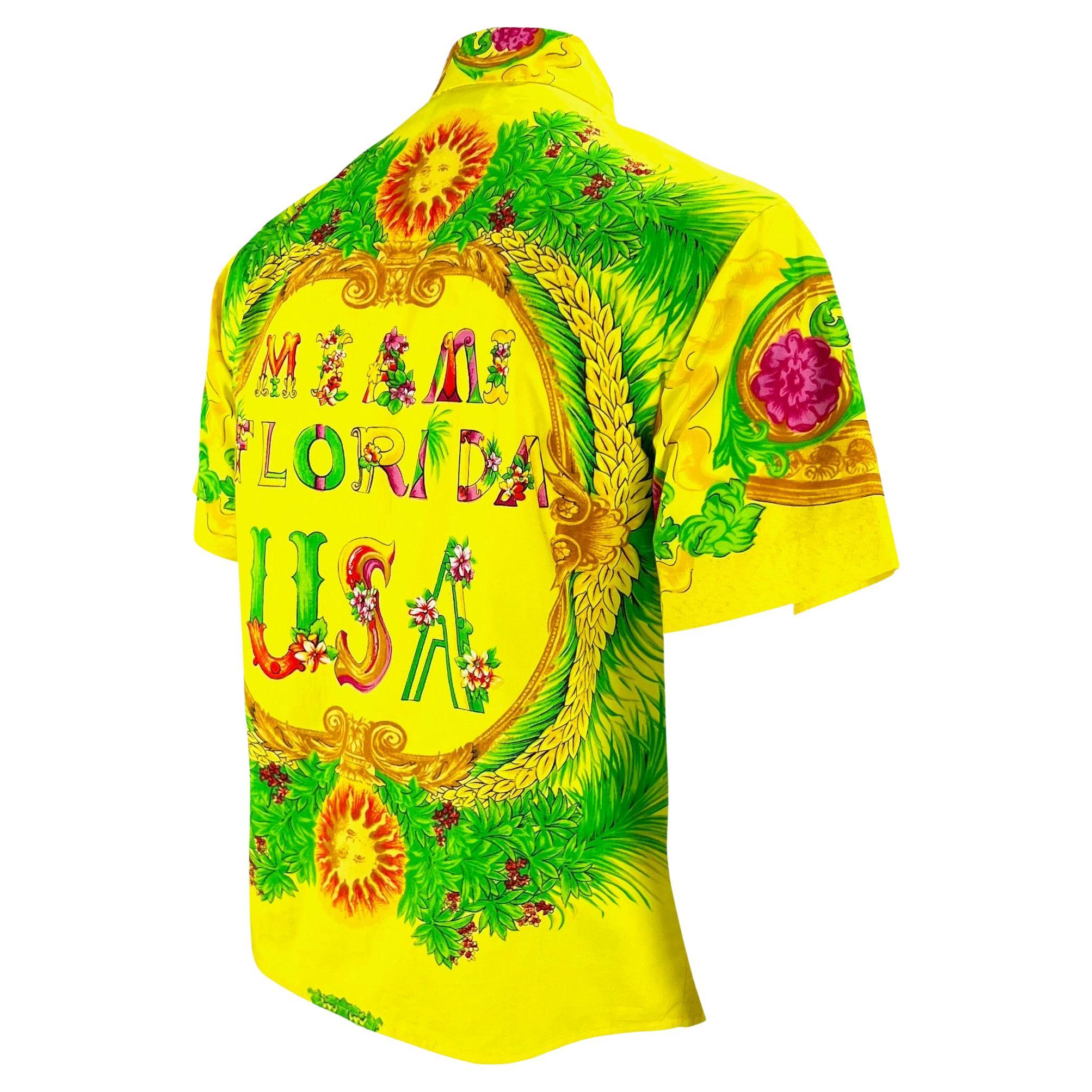 versace miami shirt