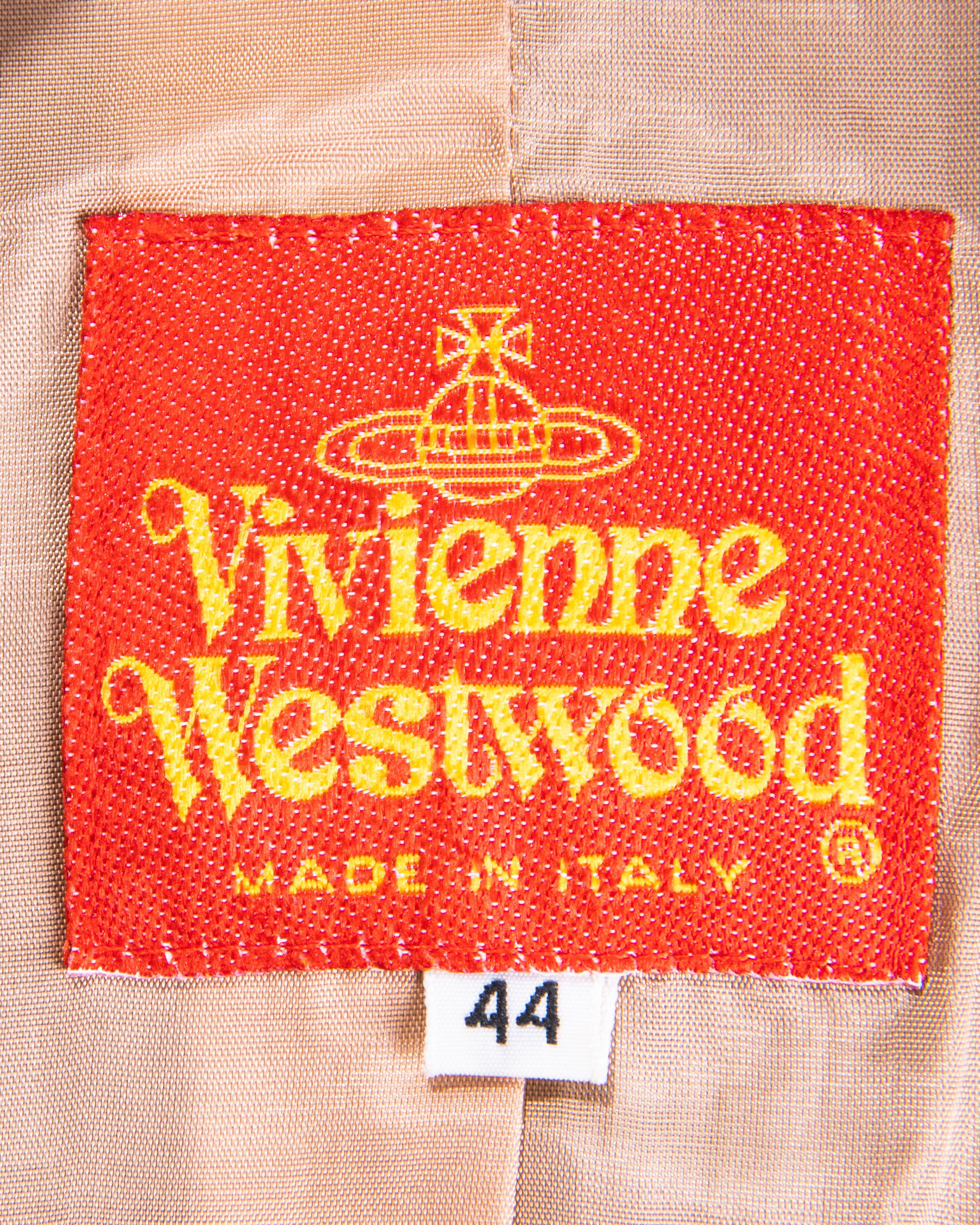 S/S 1994 Vivienne Westwood Cotton Striped Skirt Suit Set 13
