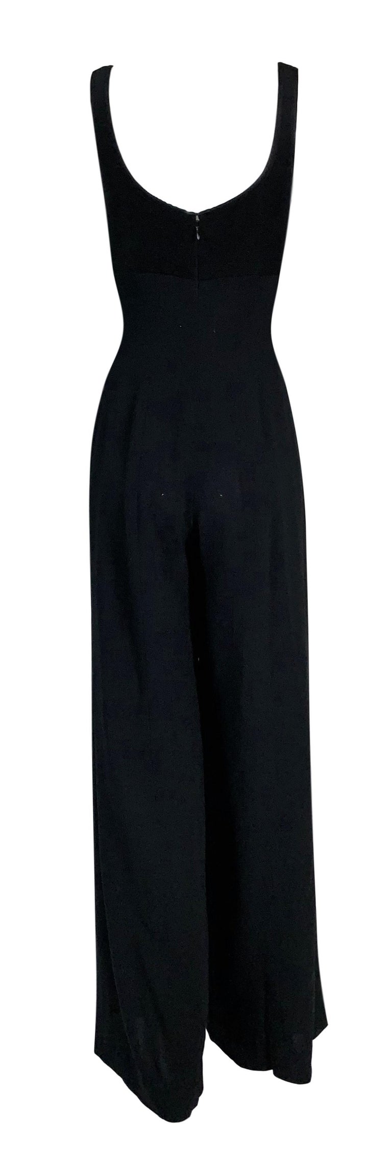 Chanel Black Corset Logo Jumpsuit main image 0