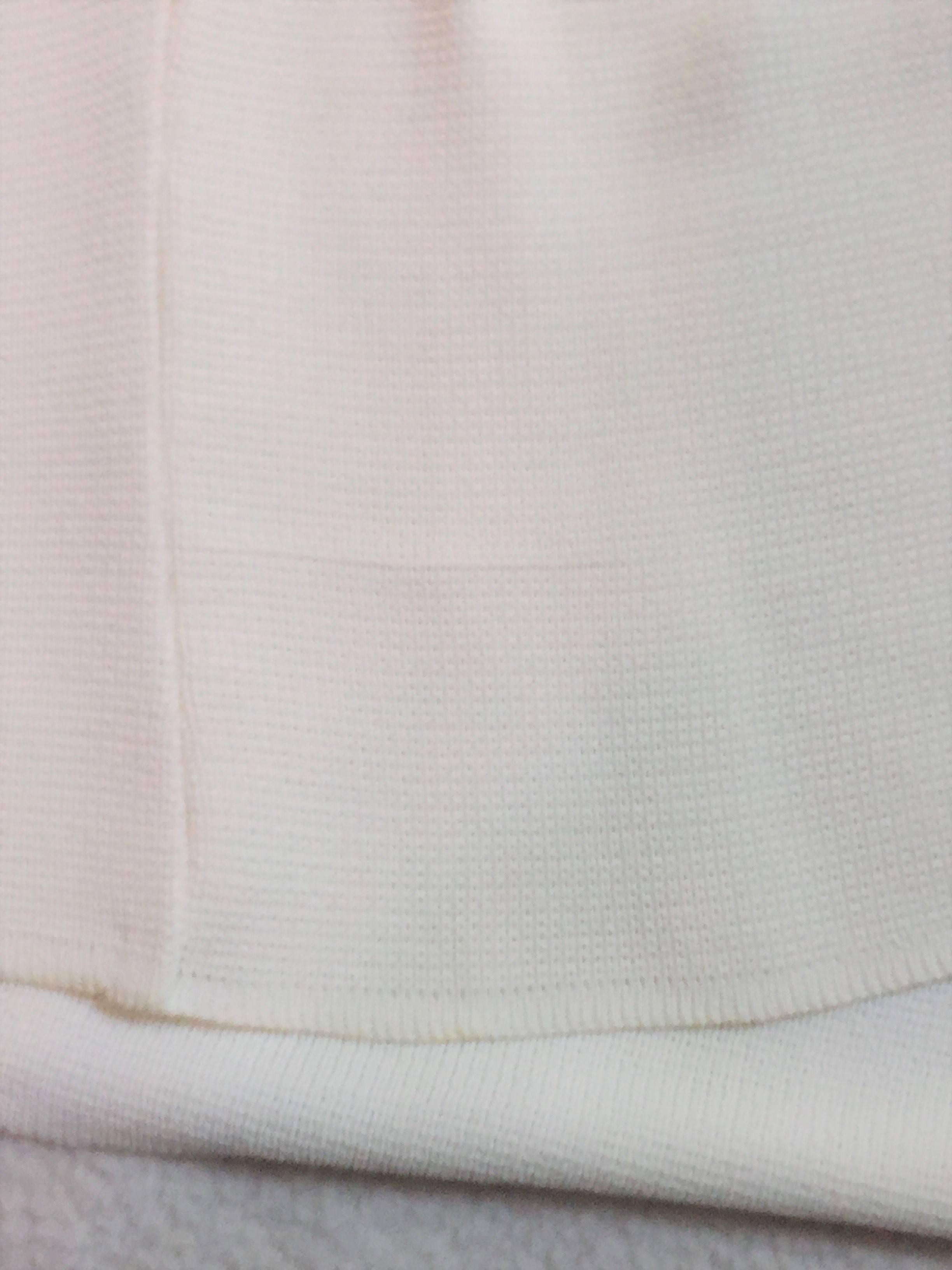 Women's S/S 1995 Dolce & Gabbana Sheer White Knit High Waist Pants & Crop Top Jumpsuit