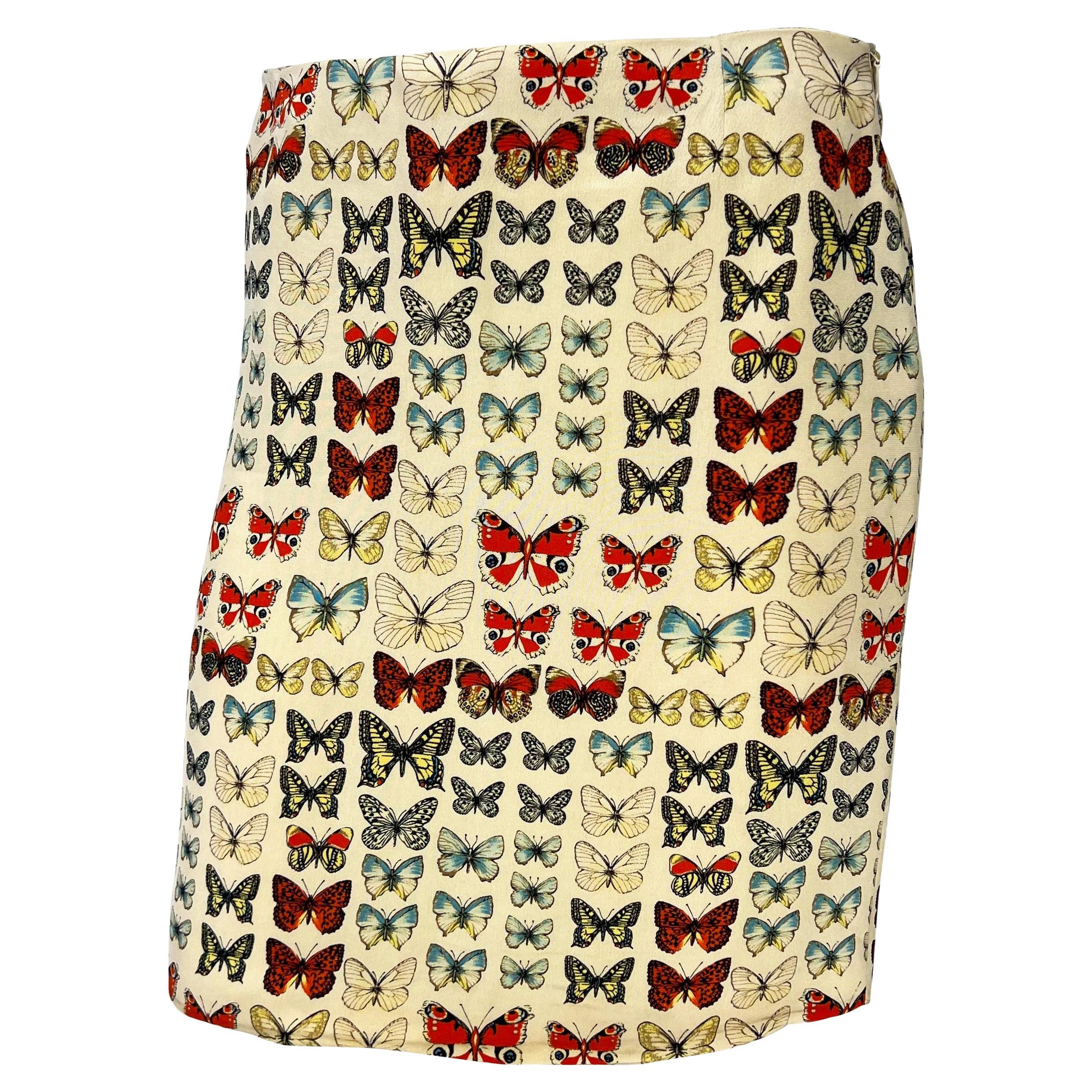 versace butterfly skirt