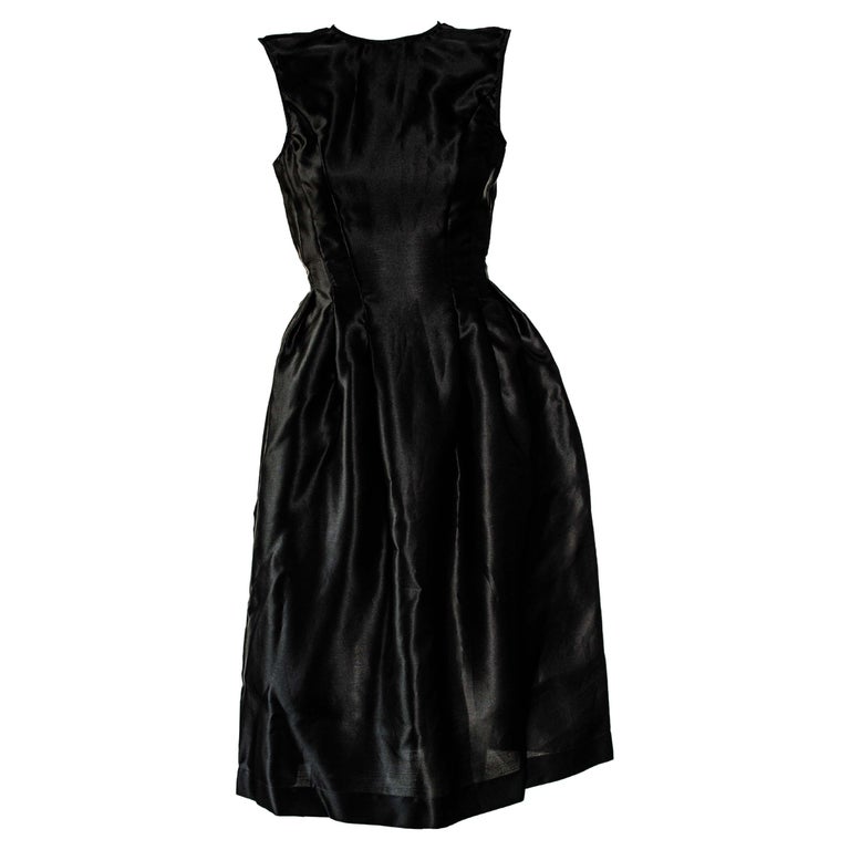 black bouffant dress Ruffle Maxi Dress in Black | One Shoulder Cotton Maxi Dress main image 1