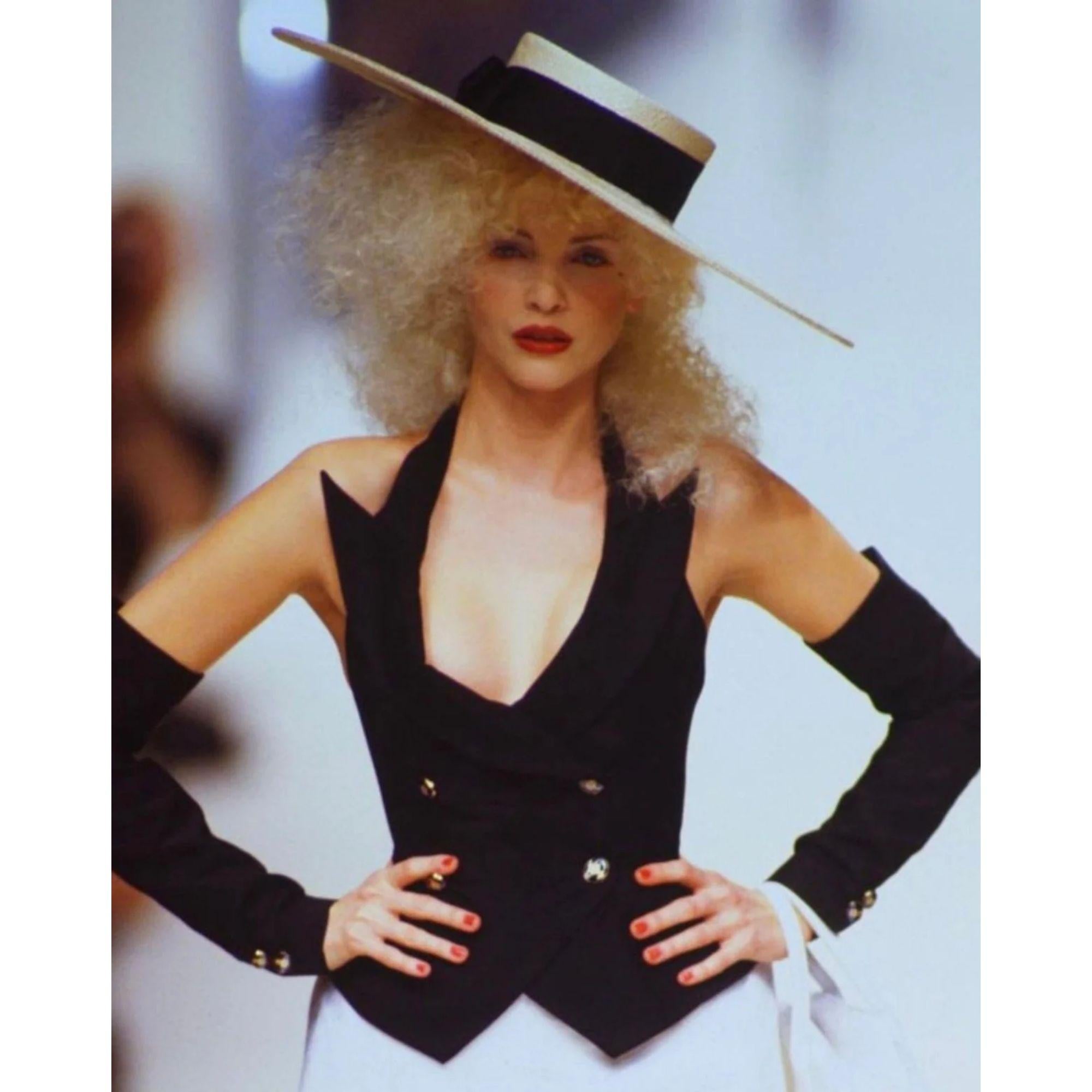 S/S 1995 Vivienne Westwood 'Erotic Zones' Collection Velvet Skirt 8
