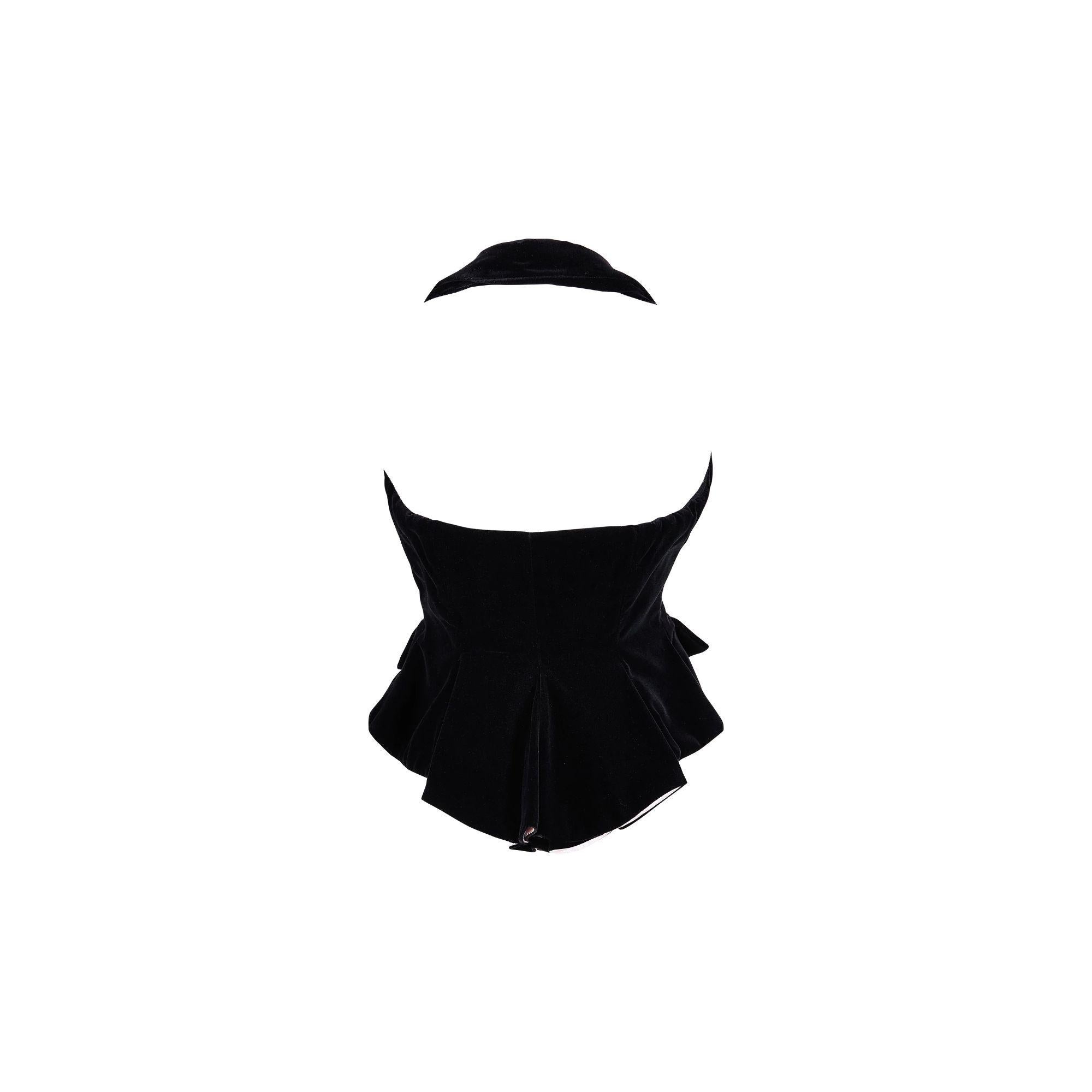 S/S 1995 Vivienne Westwood 'Erotic Zones' Collection Velvet Skirt 3