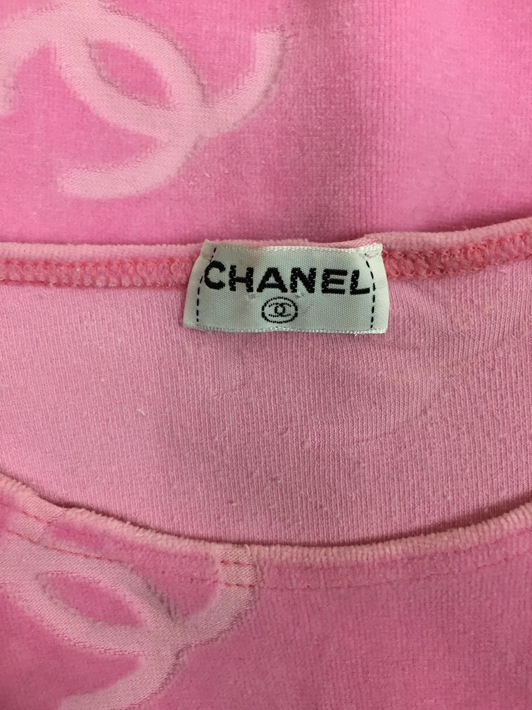 chanel light pink mini dress