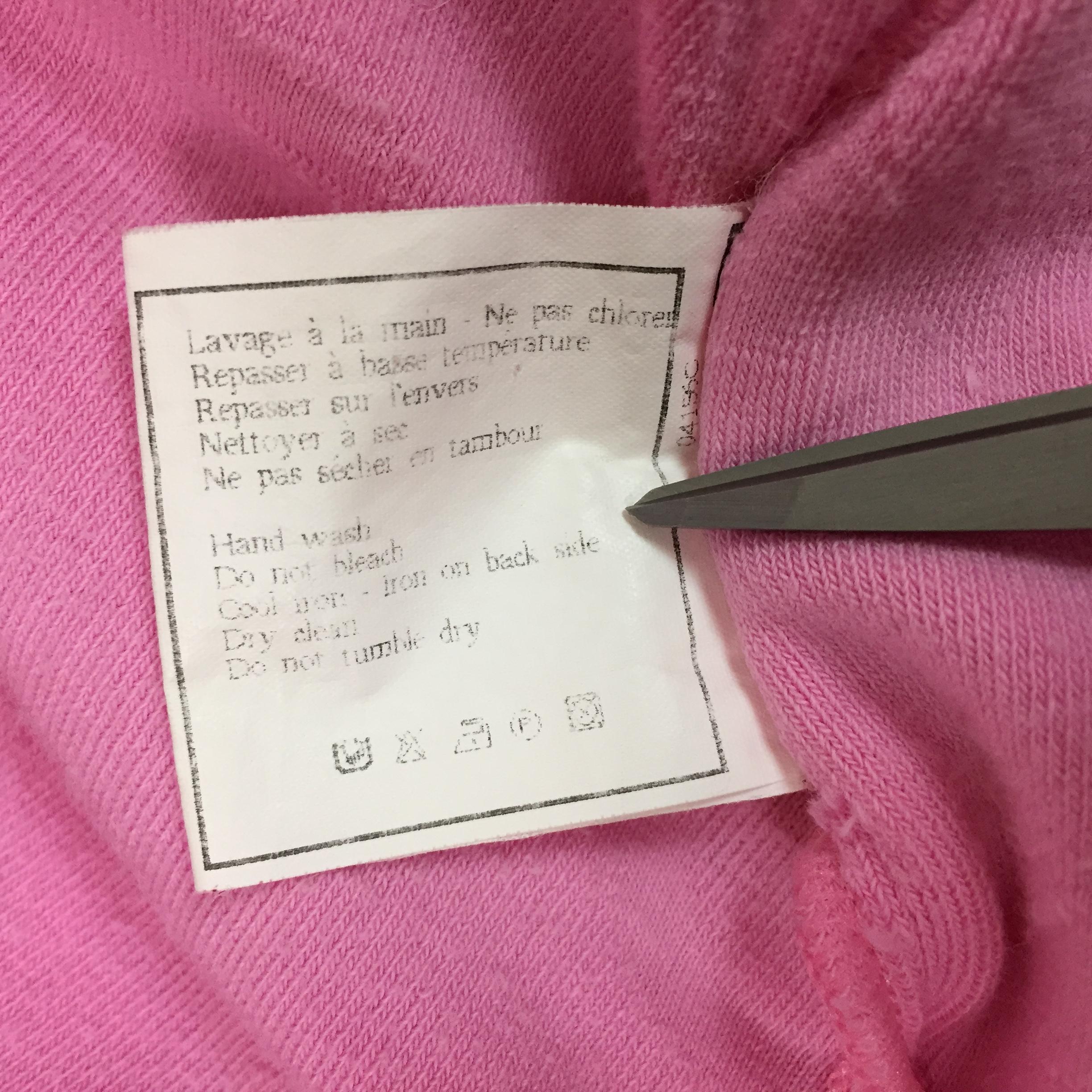 chanel pink velour logo jacket