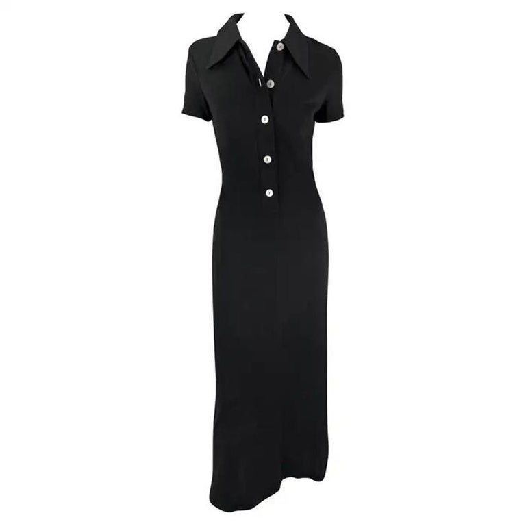 fitted lace wedding dress Nobu | Black Bandeau Maxi Dress with Halter-Collar main image 1