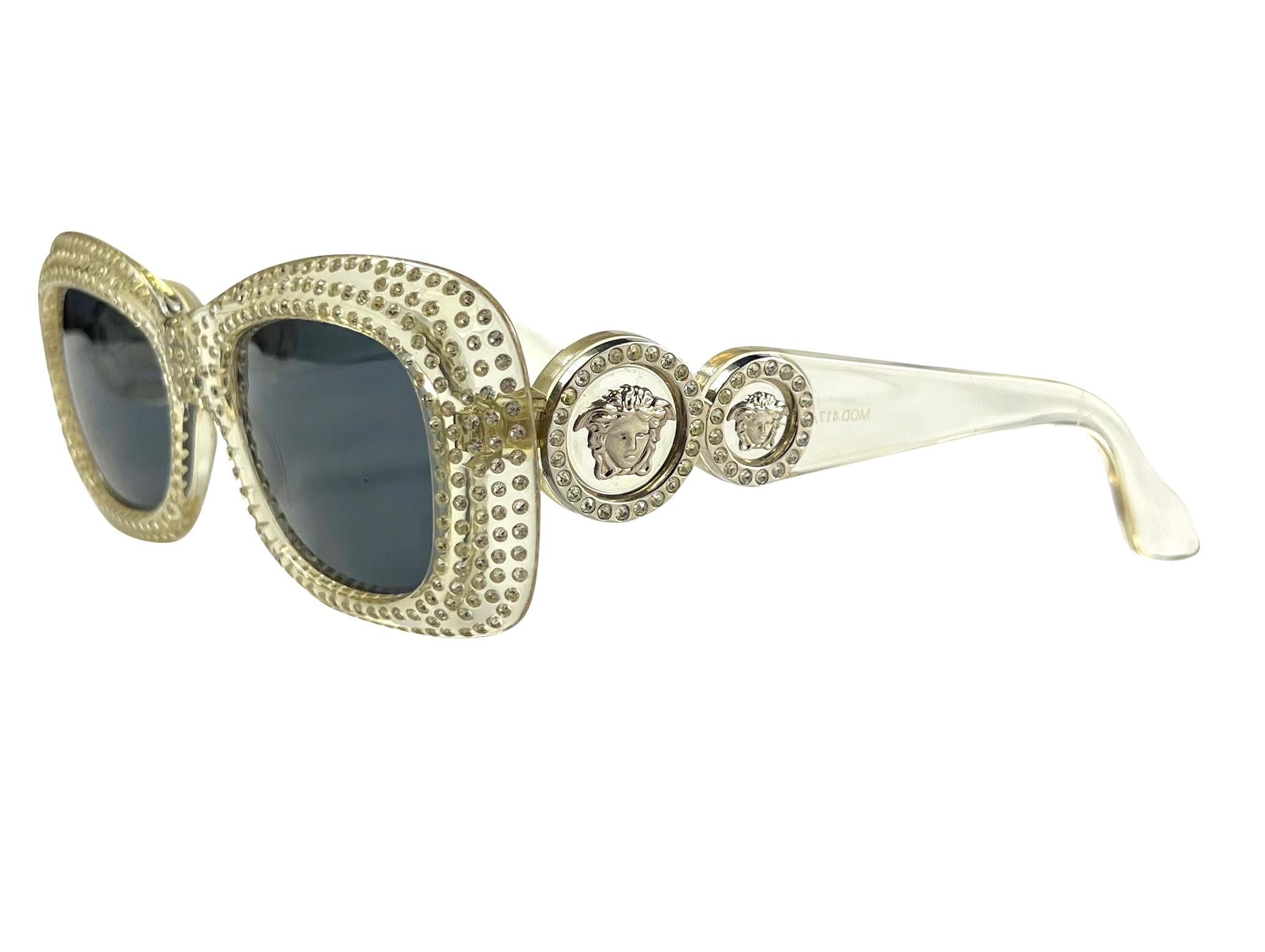 versace sunglasses with rhinestones