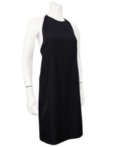S/S 1996 Gucci by Tom Ford Black Metal Chain Spine Little Black Dress