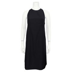 S/S 1996 Gucci by Tom Ford Black Metal Chain Spine Little Black Dress