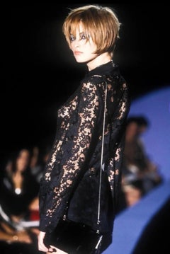 S/S 1996 Gucci by Tom Ford Runway Yellow Genuine Python Skin Chain Crossbody Bag