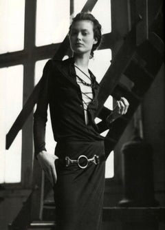 S/S 1996 Gucci by Tom Ford Runway Yellow Python Silver Ring Logo Hip Belt